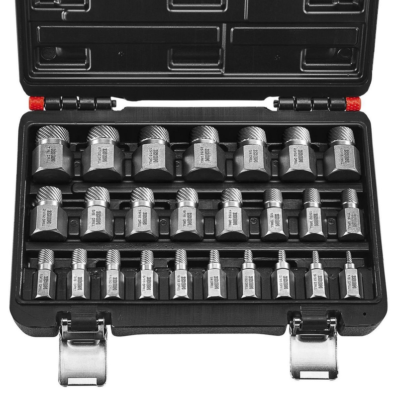 ICON Multispline Screw Extractor Set, 25-Piece