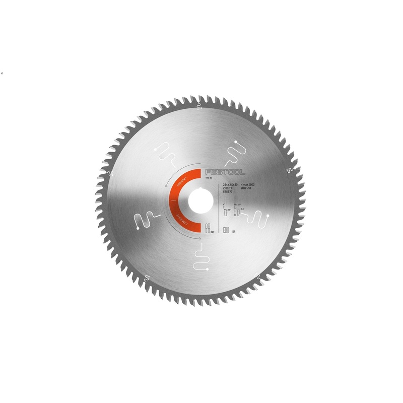 Laminate Saw Blade 254mm x2.4mm x 30mm 80 Tooth