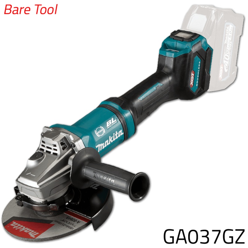 Makita GA037GZ 40V Cordless Brushless Angle Grinder (XGT Series) [Bare Tool]