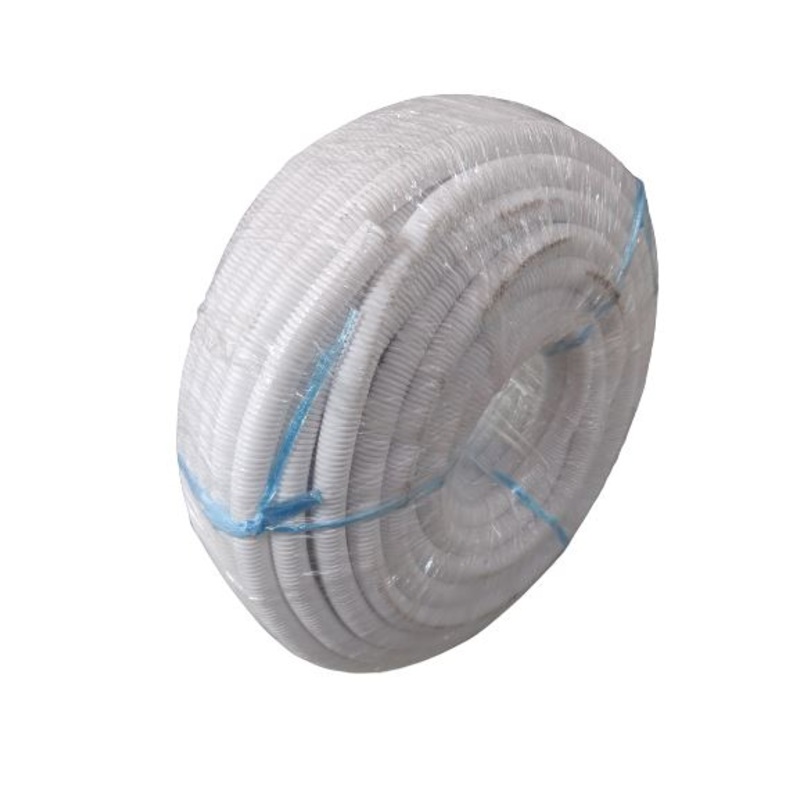 White Flexible Conduit Duct Hose | Model: HOSE-FHW 16mm x 50m