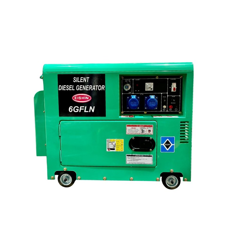 Aiko 240V Diesel Silent Generator 4.5KW 50HZ C/W 186FAE Engine | Model : 6GFLN-186FAE