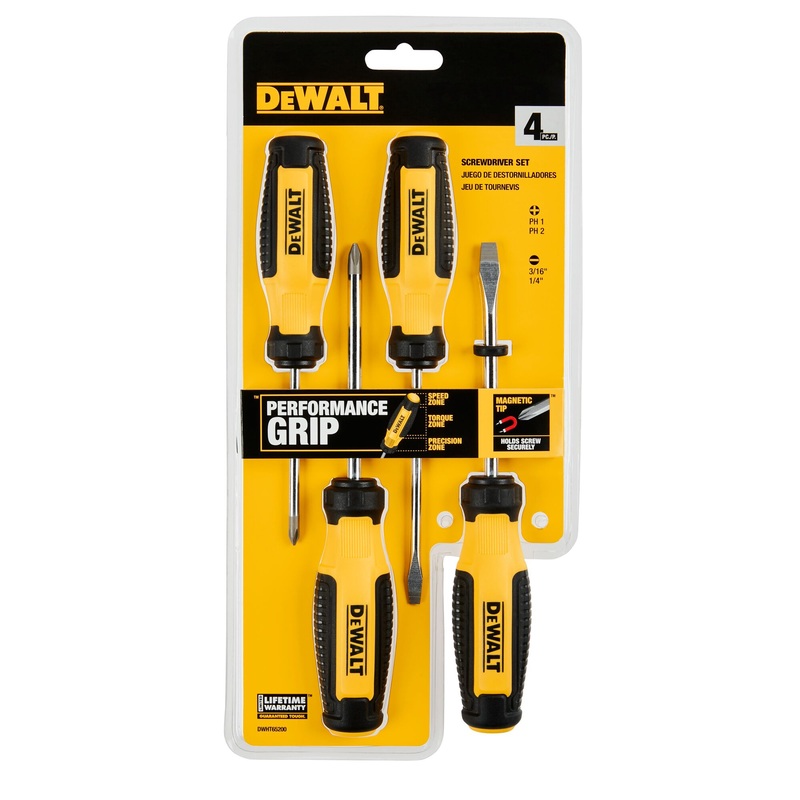 Dewalt DWHT65200 4Pcs Screwdriver Set