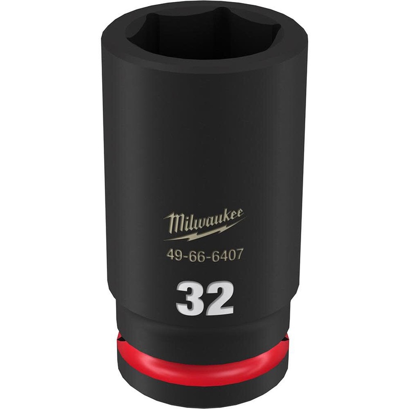 Milwaukee SHOCKWAVE Impact Duty Socket 3/4in Drive 32MM Deep 6 Point