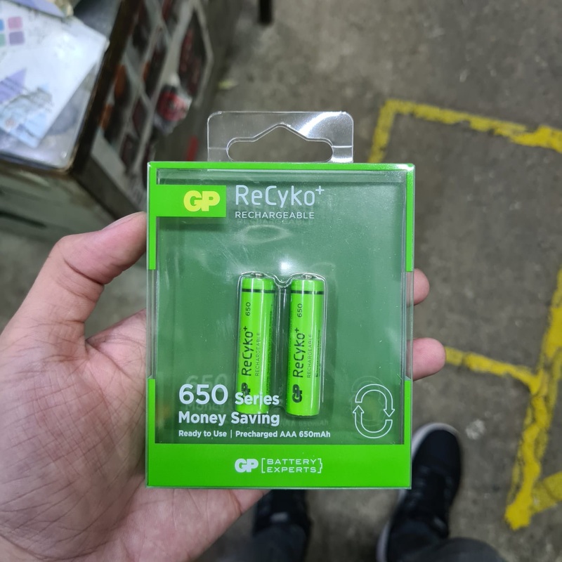 Gp Recyko Rech Battery Aaa 650Mah | Model : BAT-GP650MA
