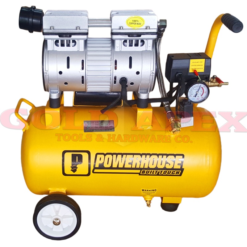 PowerHouse Oil And Noise Less Air Compressor 24 Liters 1/2HP