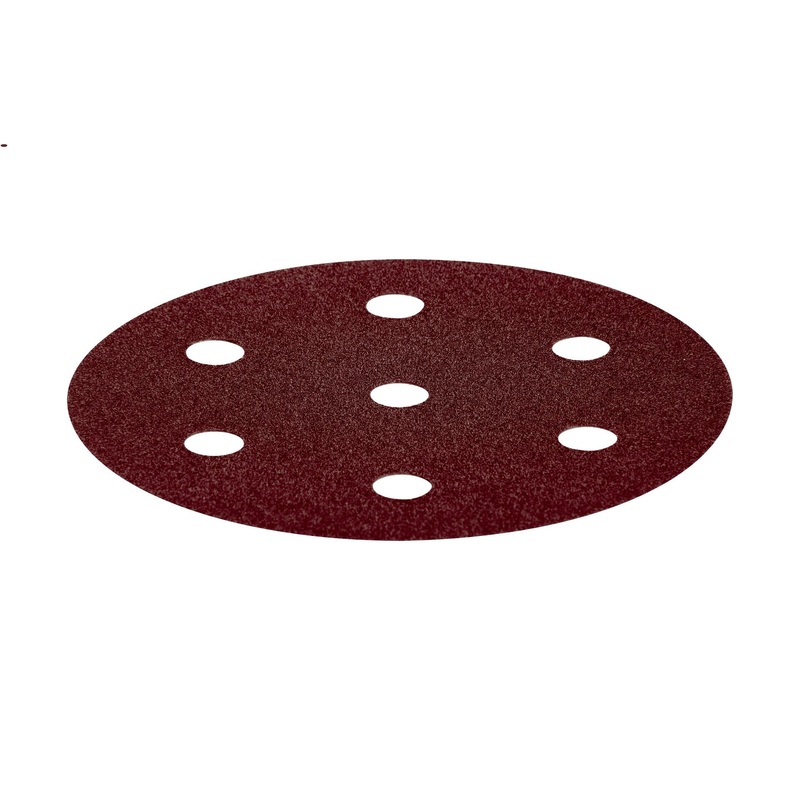 Rubin Abrasive Disc 90mm 6 Hole P120 – 50 Pack