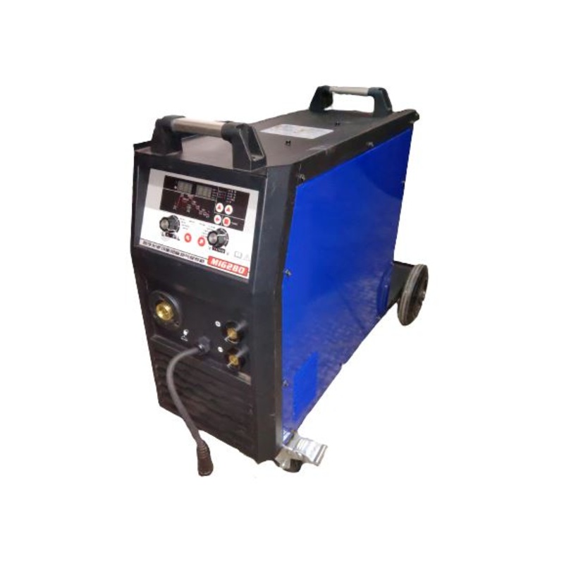 Aiko 380V 60Hz MIG Welding Machine Pulse Welder With Gas Tank Trolley Come With 4m Torch, 3m Earth Cable & Gas Hose | Model: W-MIG280P