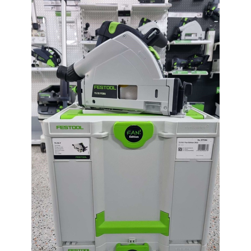 EX DEMO Festool TS55F Fan Edition 160mm Plunge Cut Saw In Systainer