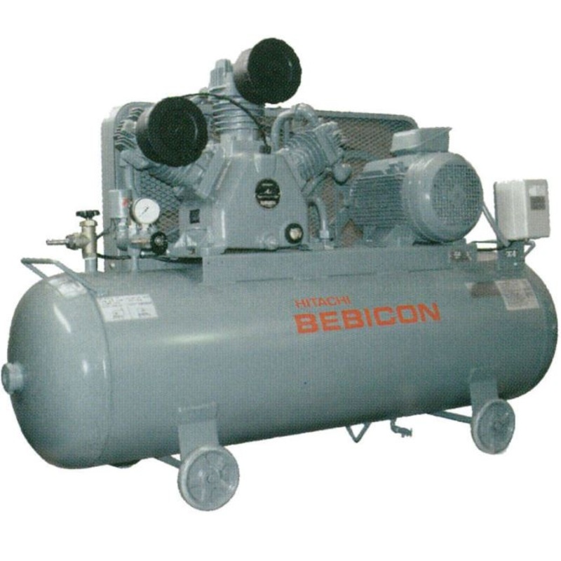 Hitachi 11P-9.5V5A Bebicon Horizontal Air Compressor (Pressure Switch Type) with 15Hp 250L 415V  | Model : 11P-9.5V5A