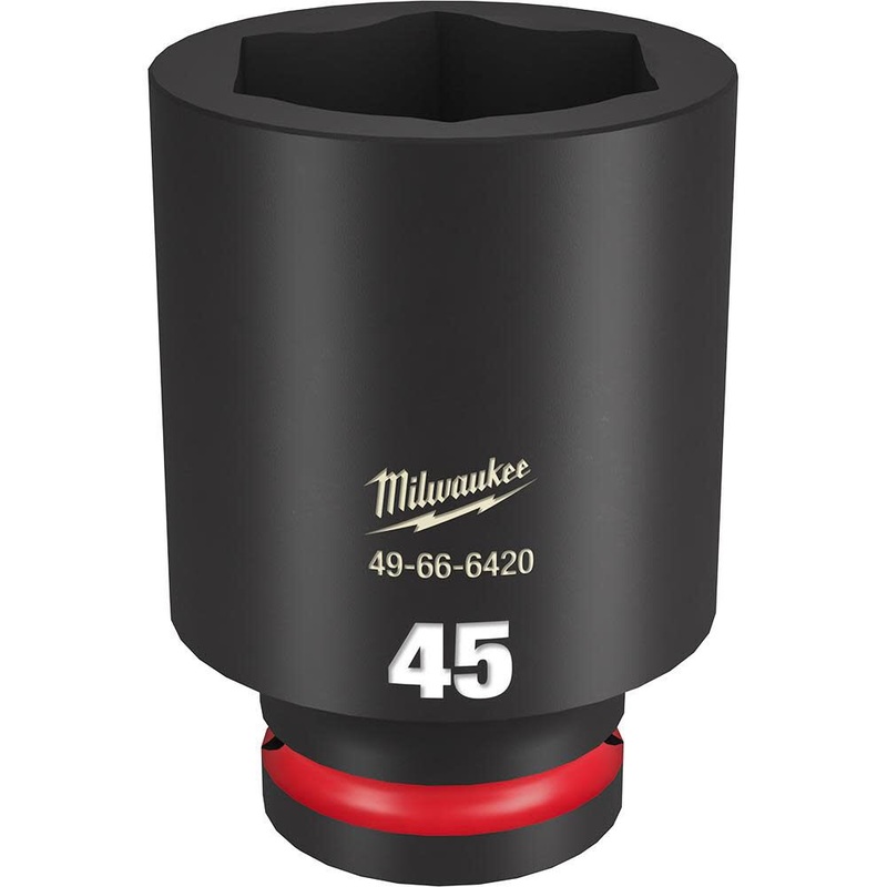 Milwaukee SHOCKWAVE Impact Duty 45MM Deep Socket 3/4in Drive 6 Point