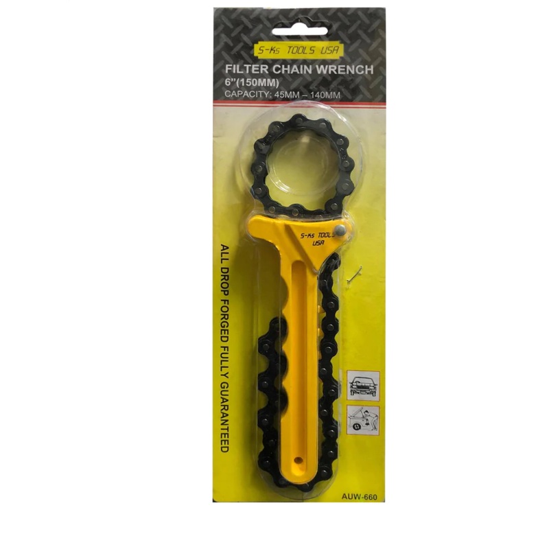 S-Ks AUW-660 Oil Filter Wrench (Chain Type)