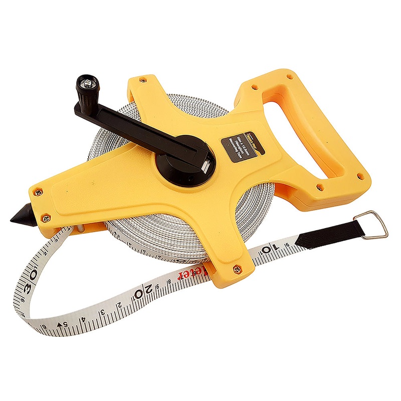 Trades Pro 30M Metric Open Frame Fibreglass Tape Measure Default