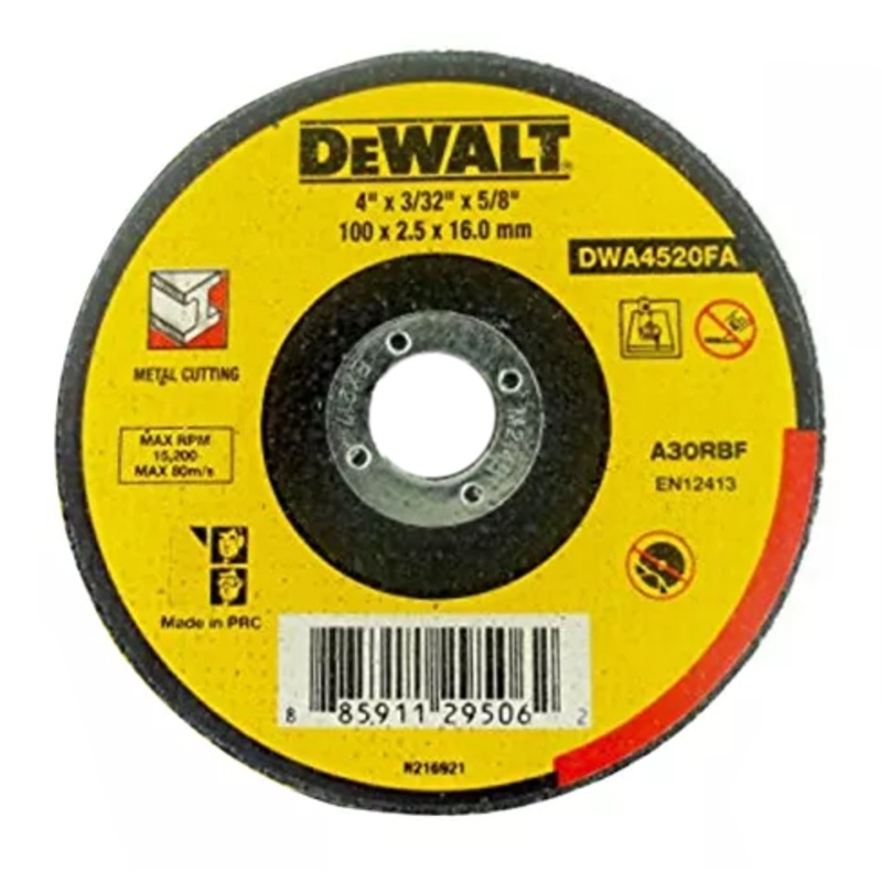 Dewalt DWA4520FA Cut Off Wheel 4″ for Metal