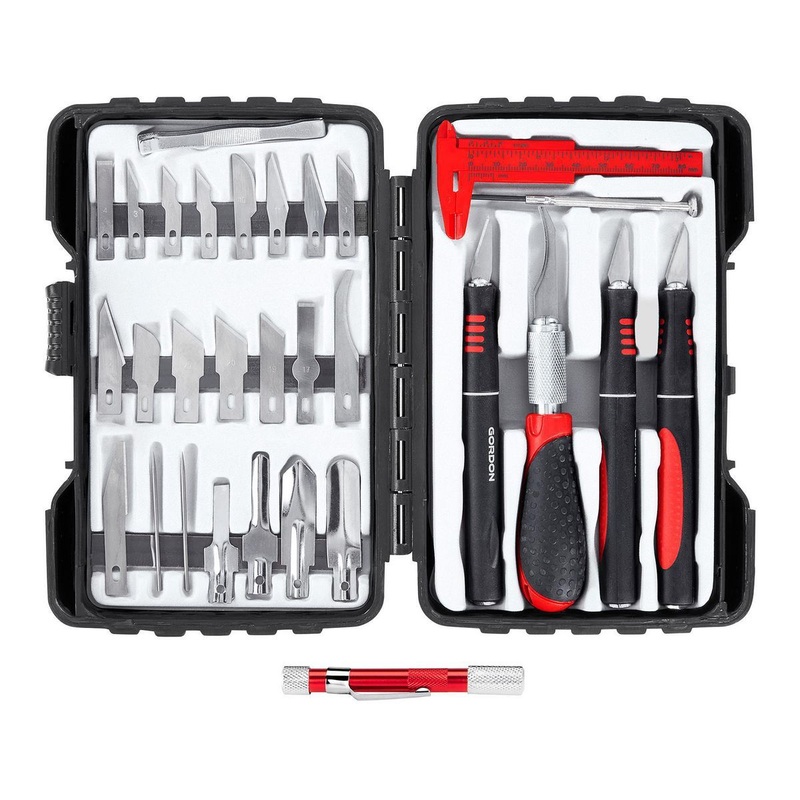 GORDON Deluxe Hobby Knife Set, 39-Piece