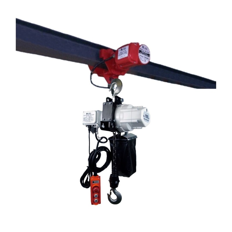 Duke Electric 6m Chain Hoist 1000kg with Trolley | Model : WIN-DU903+DU102C