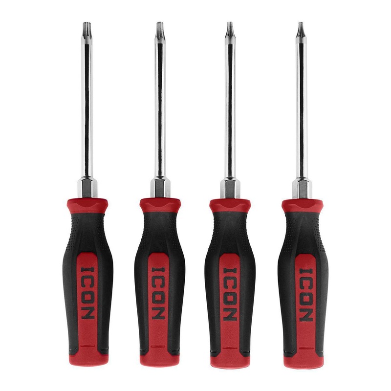 ICON Professional Mini TORX Screwdriver Set, 4-Piece