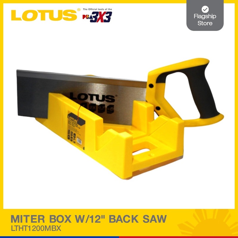 LOTUS MITER BOX W/12″ BACK SAW LTHT1200MBX