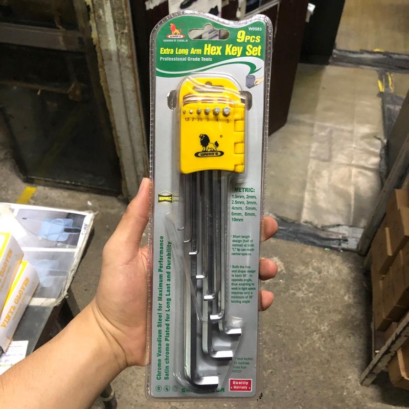 Wynn’S 9Pc 1.5-10Mm Long Z-Type Hex Key | Model : HK-W0583