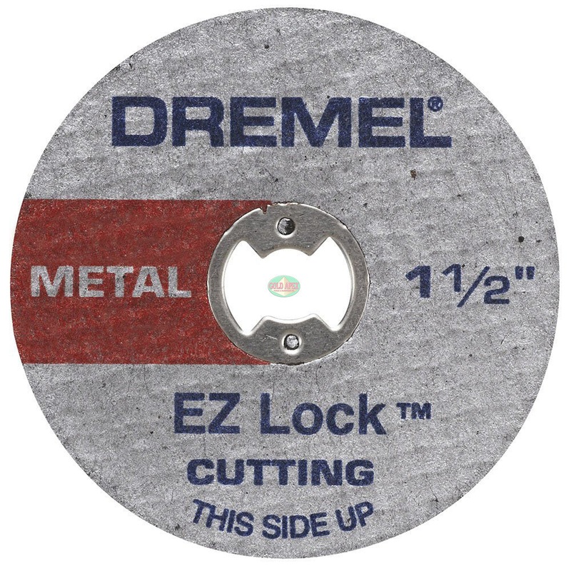 Dremel EZ456 1-1/2-Inch EZ Lock Cut-Off Wheels for Metal (5pcs)