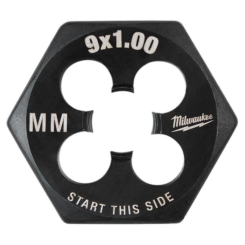 Milwaukee M9-1.00 mm 1-Inch Hex Threading Die