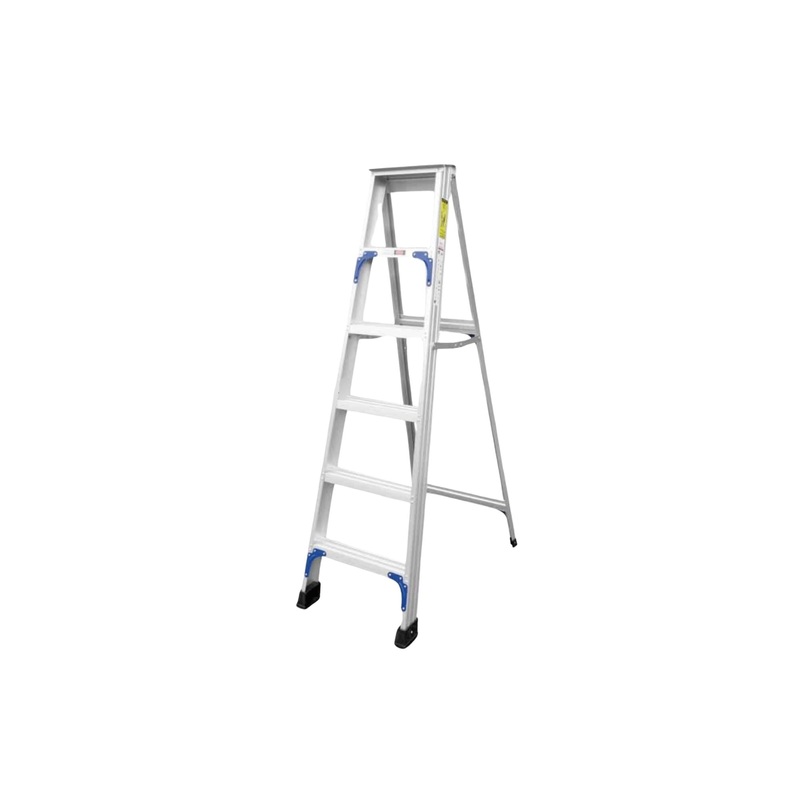 XG Aluminum Single Side Ladder | Sizes: 5 Steps to 12 Steps | Model: L-XG106C 5 Steps