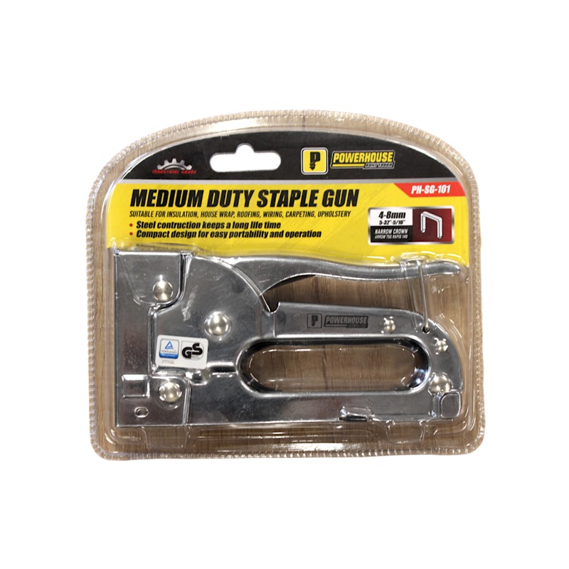 POWERHOUSE STAPLE GUN MEDIUM DUTY
