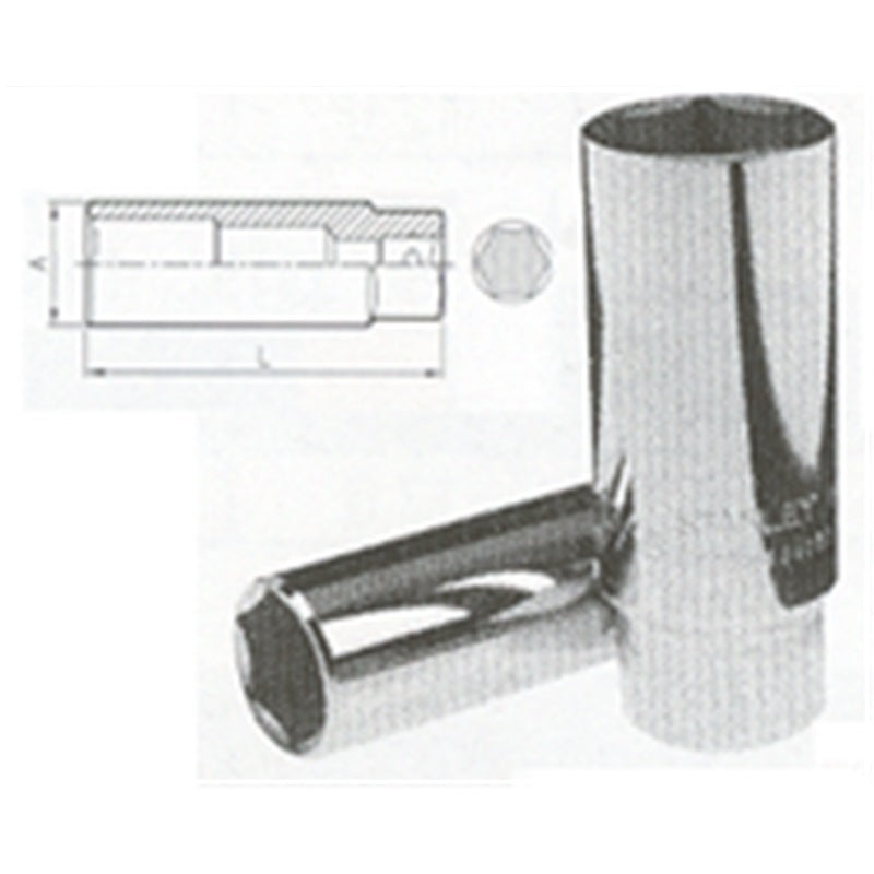 Stanley 1/2″ Dr. 6pt Spark Plug Socket – Metric | Model : 86-583-1