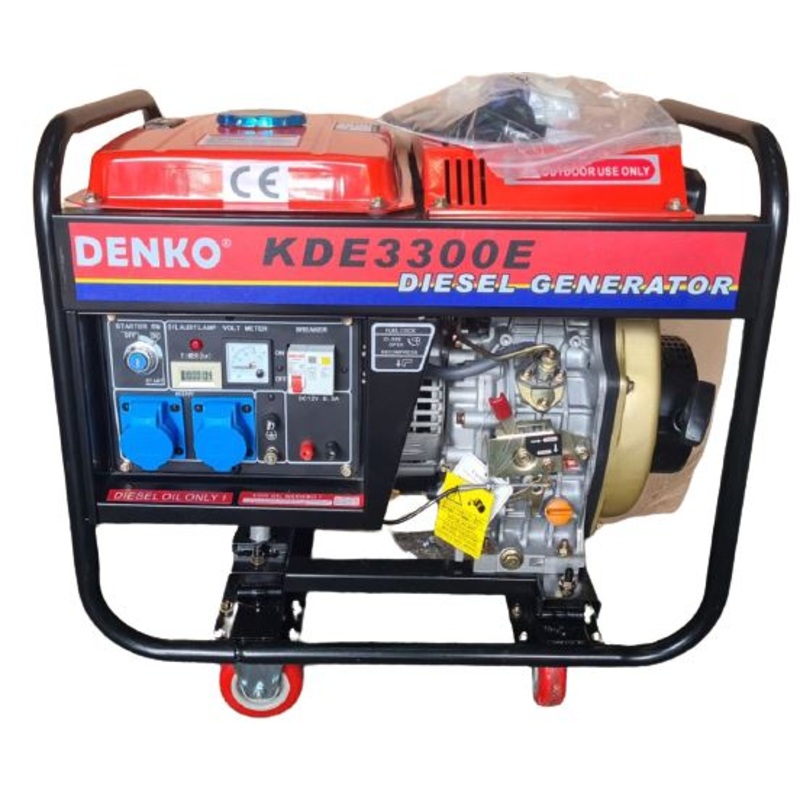 Aiko / Denko Diesel Generator KDE3300E 2.8KVA 230V 50Hz Without Battery | Model : KDE3300E