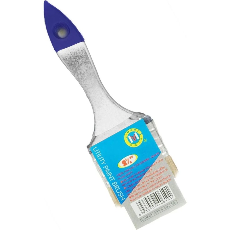 C-Mart Paint Brush White Handle 1/2″
