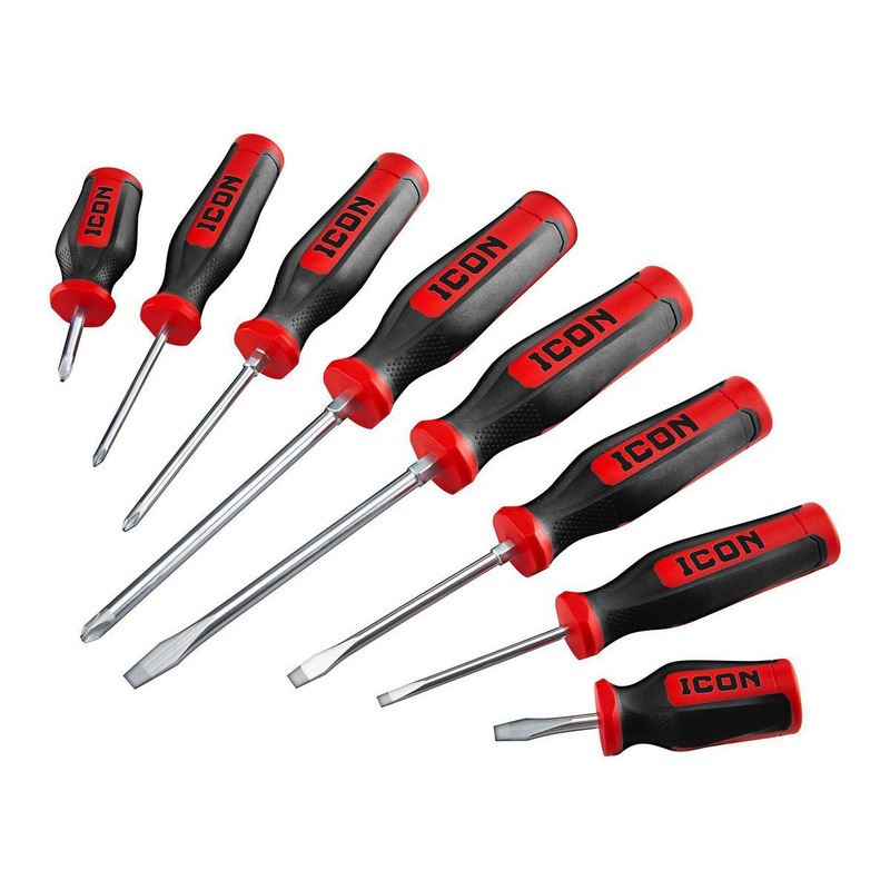ICON Professional Mechanics Screwdriver Set, 8-Piece