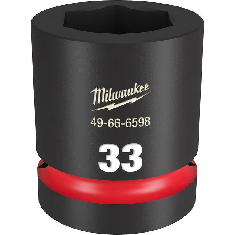Milwaukee Impact Socket 1in Drive 33mm Standard 6 Point