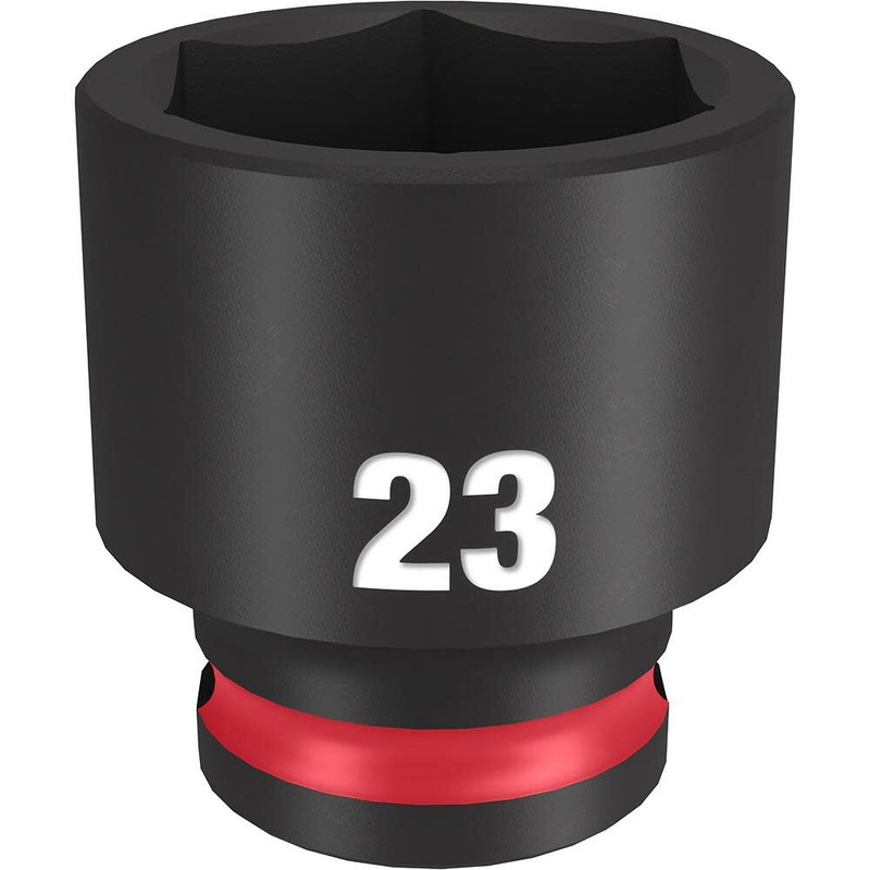 Milwaukee Impact Socket 3/8in Drive 23mm Standard 6 Point