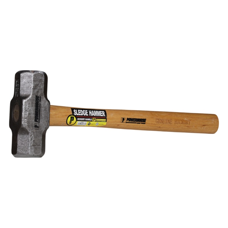POWERHOUSE SLEDGE HAMMER W/ HICKORY WOODEN HANDLE 4 lbs