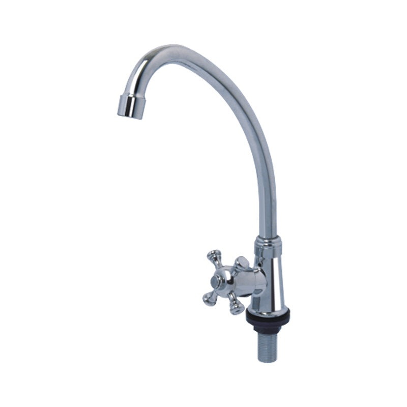 Showy X-knob J-spout Pillar Tap 2555jc (Chrome) | Model : SHOWY-2555JC