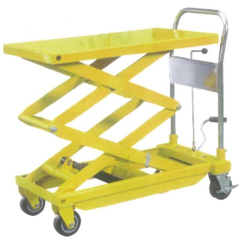 Aiko Hydraulic Scissor Table Lift Truck 300Kg Pu Wheel | Model : PT-WP300
