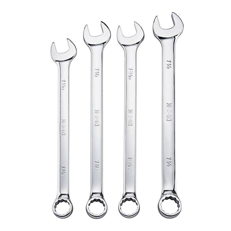 ICON Professional Large SAE Combination Wrench Set, 4 Piece