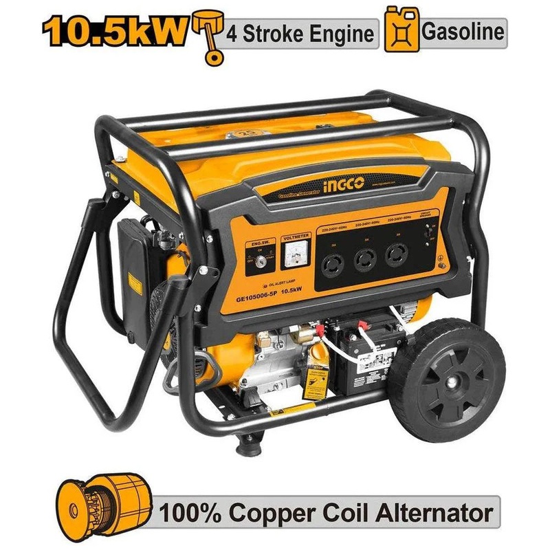 Ingco GE105006-5P Gasoline Generator 10KVA