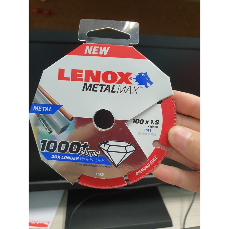 Lenox Metalmax Cut-Off Wheel 100Mm 4″ (Ss)