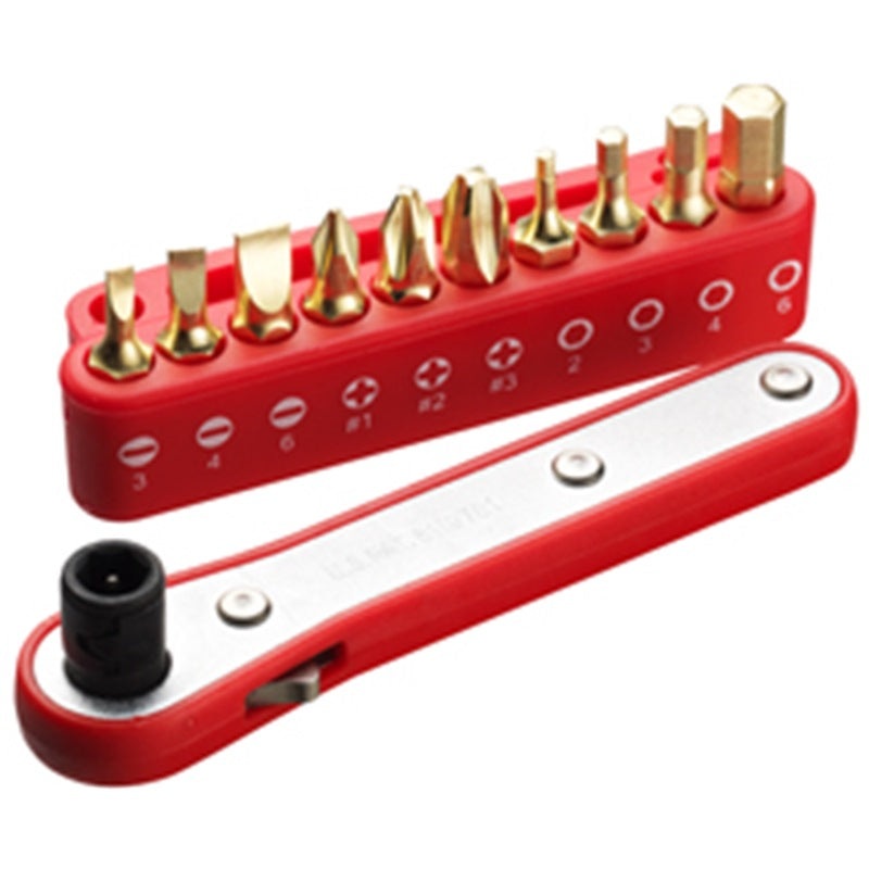 M10 Ratchet Screwdriver Set Rs10 | Model : M10-007-225-010