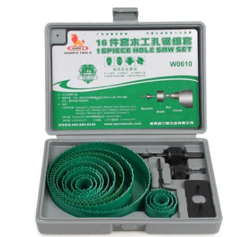 Wynn’s 16pc Hole Saw Set