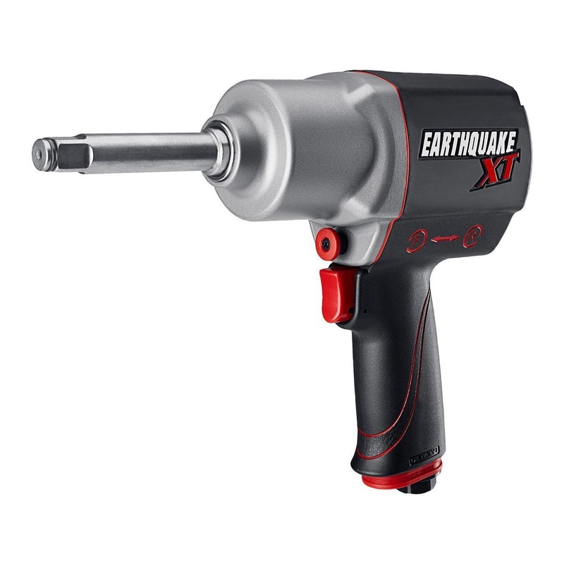 EARTHQUAKE XT 1/2 in. Composite Air Impact Wrench, 2 in. Extended Anvil, Twin Hammer, 1190 ft-lbs
