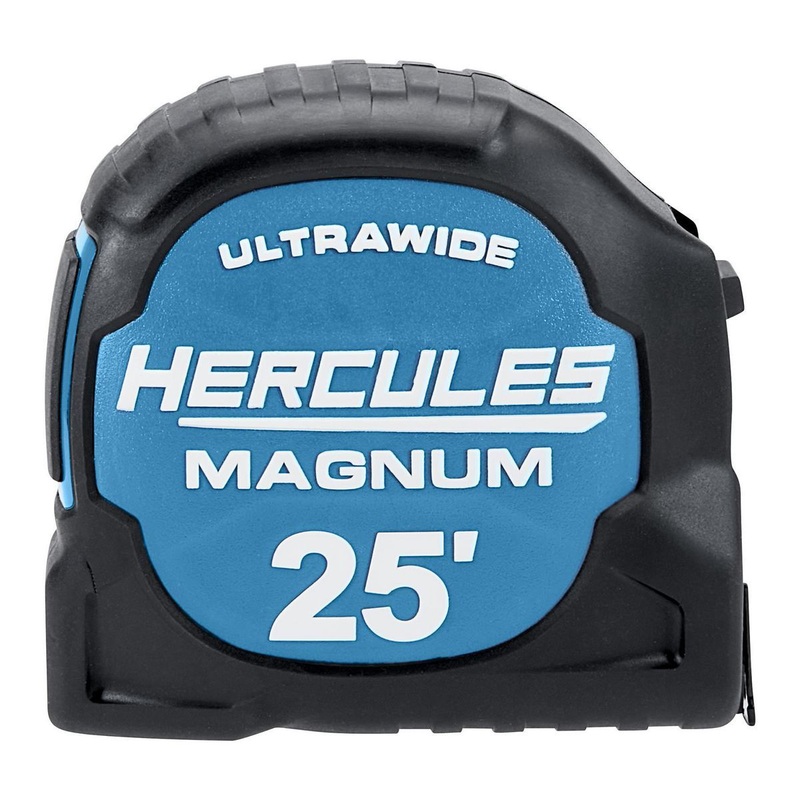 HERCULES 25 ft. x 1-1/4 in. Tape Measure with Double Hook