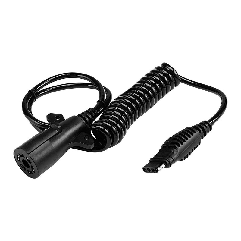 KENWAY Seven-Way RV Blade to Four-Wire Flat Adapter with Flex Cord