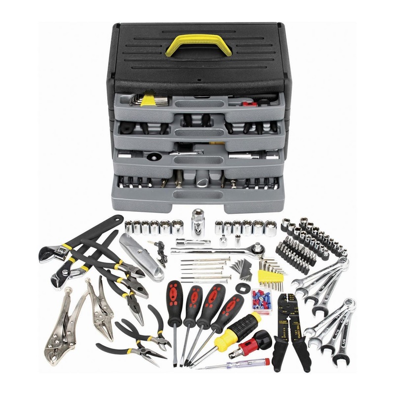 PITTSBURGH Tool Set with 4-Drawer Chest, 105-Piece