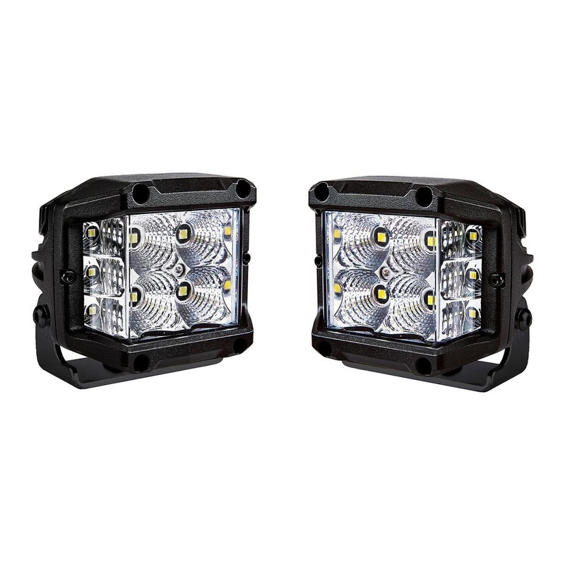 ROADSHOCK 3 in. LED Flood with Sidelight, Pair