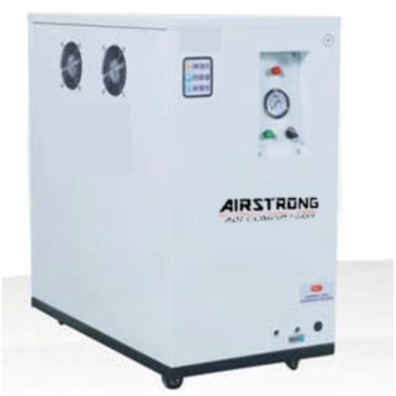 Airstrong 3Hp 24L 240V Oilless & Silent Box Air Compressor For Dental and Laboratory Lab | Model : AS-COF15-2024-ASME