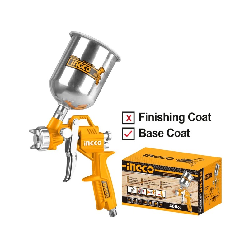 Ingco ASG4041 Paint Spray Gun Gravity Type 400cc