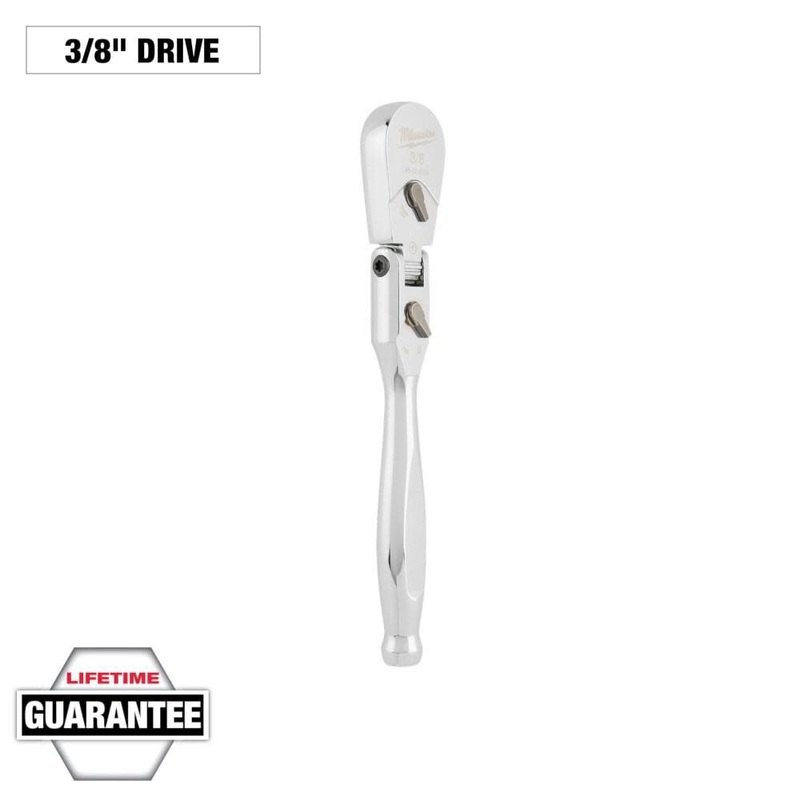 Milwaukee 3/8inch Drive 9inch Flex Head Ratchet