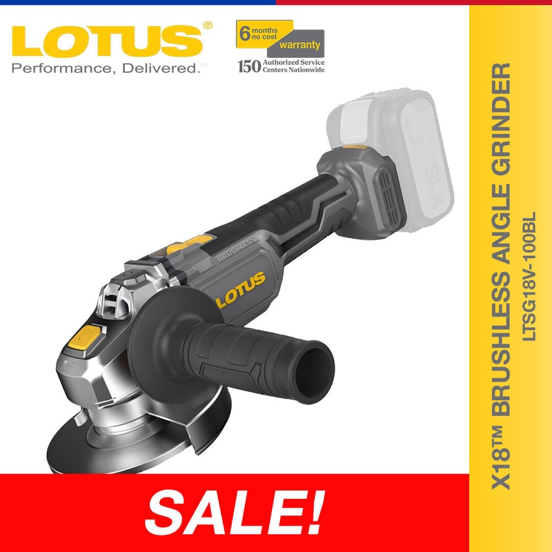 SALE! (REFURBISHED) LOTUS ANGLE GRINDER X18/BL LTSG18V-100BL