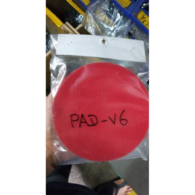 Velco Rubber Pad 6″ M16 | Model : PAD-V6
